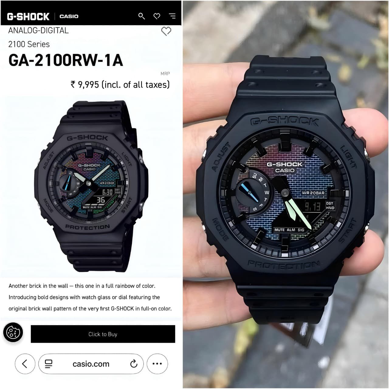 G-Shock Casio Oak
